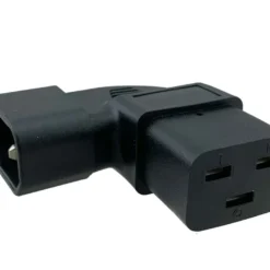 IEC320 C14 Male Plug To C19 Connector Angled Right - Block Plug Adapter -Schuko shop yl 3218l 3