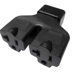 IEC320 C20 Male Plug To Two Way NEMA 5-20 Connector Adapter Splitter