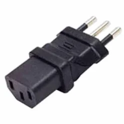 C13 To Italy CEI 23-16 Power Plug Adapter