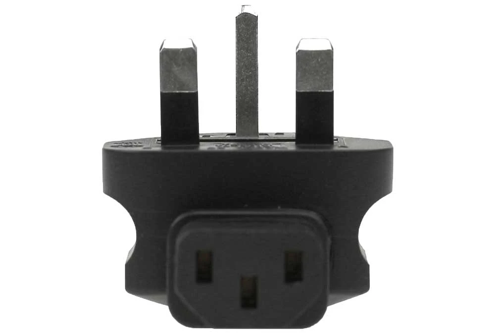 C13 To UK BS1363 Angled Power Plug Adapter 4 C13 To UK BS1363 Angled Power Plug Adapter - Image 4