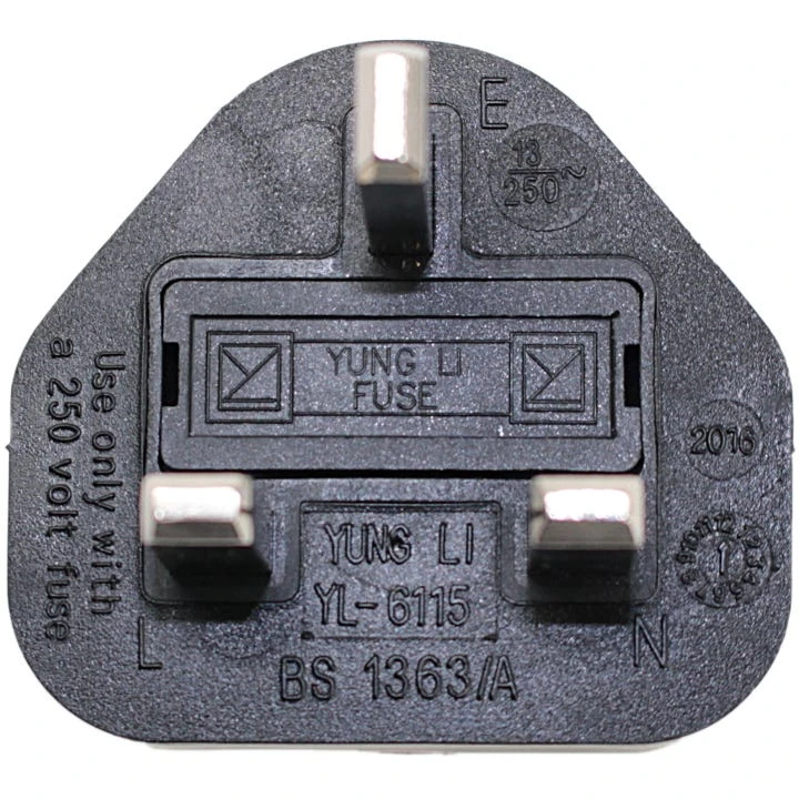 USA NEMA 5-15R Receptacle To Fused UK BS1363 3 Prong Plug 3 USA NEMA 5-15R Receptacle To Fused UK BS1363 3 Prong Plug - Image 3