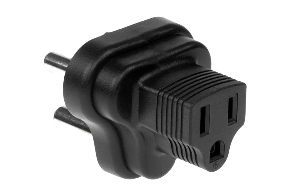 USA NEMA 5-15R To India/South Africa Power Plug Adapter 1 USA NEMA 5-15R To India/South Africa Power Plug Adapter