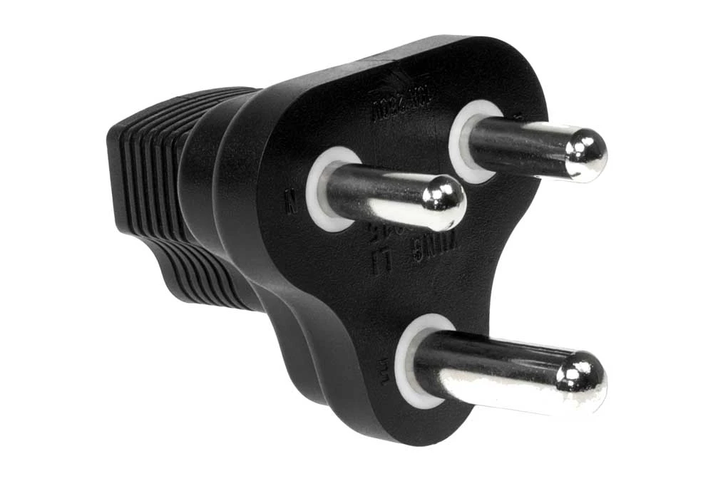 USA NEMA 5-15R To India/South Africa Power Plug Adapter 5 USA NEMA 5-15R To India/South Africa Power Plug Adapter - Image 5